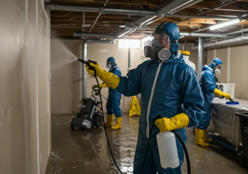 Basement Sanitization and Antimicrobial Treatment process in Fort Sumner, NM